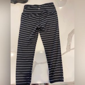 Athleta 7/8 Striped Elation Tights